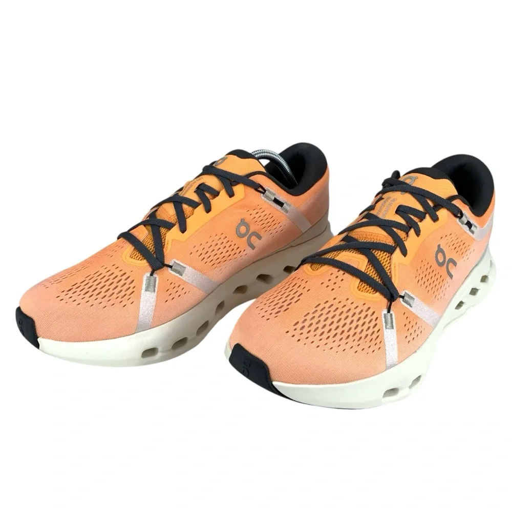 On Running Men’s 11.5 Cloudsurfer 2‎ Tangerine Ivory Running Shoes